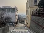 The view from a city street in 청주 (Cheongju)