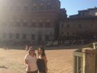 My host mother and I in the center of Siena