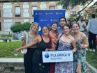 My fellow Vigo Fulbright ETAs and I at our orientation in Madrid