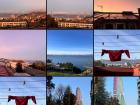 The sunset view from my apartment is beautiful!