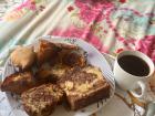 For tea (a meal between breakfast and lunch), Noa and I had fataaya and chocolate bread