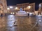 This is a fountain in the main piazza.