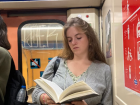 A sneaky shot of me reading on the metro in Madrid