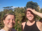 Annie and I on a run after work