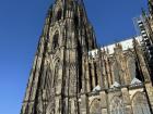 The Kölner Dom, or Cologne Cathedral, in Köln, one of the most famous and largest cathedrals in Germany, with breathtaking grand Gothic architecture