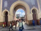 Here is an old photo that I took on my first trip to Fes--if you look in the background you can see a donkey, or as my tour guide called "a medina taxi", hauling goods