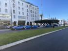 Here is a quick picture I snapped of some taxi saghirs in Rabat while riding around on my bike