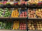 In the fall when many fruits are in season, I always love seeing the rainbow of colorful, fresh fruits that appear in the store