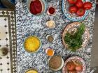Here are all the ingredients I used to make the harira. See if you can name all the spices.