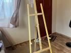 We bought and assembled an easel!