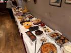 For Thanksgiving, we were invited to a buffet and pot-luck dinner at Fulbright