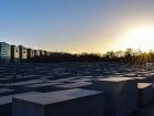 A view of the Memorial to the Murdered Jews of Europe, located near Brandenburg Gate in Berlin