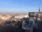 A viewpoint on top of a hill in a park in Berlin where you can see the whole city