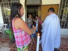 I was invited to attend the blessing of a family's new house, even though I had never met the family before!