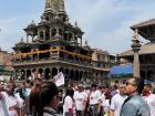 This is Patan Durbar Square, where the other students and I went to play Holi. There were so many kids throwing colors, eating ice cream and having fun with their friends on their day off from school!