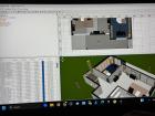 Satwik showed me his computer science work on his laptop. Here's the house he designed: this is the first floor