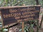 Un letrero interesante del Parque Arví