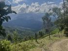 El paisaje de montañas en el pueblo de Jardín