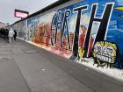 Art with a message from the East Side Gallery!