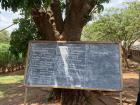 Just like you have English class, the students here have Chichewa class (which is still very difficult for many even though it is their first language). Notice how they are holding class outside today