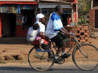 Typical taxi bike