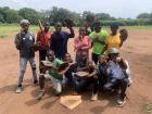 Form 2 Baseball Team after beating the Form 1 Team in a league game