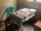 This is my desk at the Dzaleka medical center where I do triage/vital signs