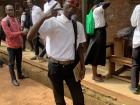 Form 2 student posing with some pretty sweet glasses