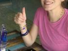 Enjoying a pad thai in the ancient capital of Thailand (Ayutthaya)