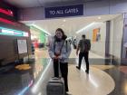 This is me at the very start of my journey at the Indianapolis airport!