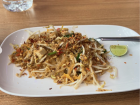 My first pad thai in Thailand!