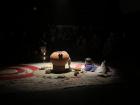 Here's a scene of the indigenous play I attended with a little girl at the center
