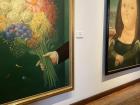 Botero's paintings in the Botero museum in Bogota