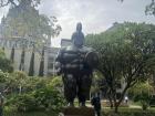 Here is a sculpture of Plaza Botero in Medellin