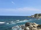 "Parque Nacional Tayrona" is in the Caribbean coast of Colombia, near Santa Marta