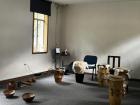 These are instruments used during my drumming class. The long, tall drum is a "tambor alegre"