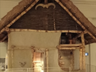 An early Hungarian hut/house seen at the Budapest National Museum