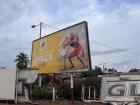 Billboard advertising Evala in Kara