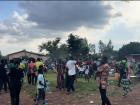 A school yard becomes an Evala competition space