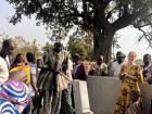 We had a joyful day at the opening of the water pump I helped build!