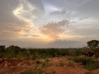 Rain storms usually come at night, which means we get dramatic sunsets!