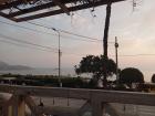 The coast: A view of the pacific ocean from the Lima coastline