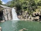 A relaxing stop at Old Man Falls on our way down Mulanje