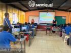 Un taller en el colegio "10 de enero" en la cuidad de San Miguel