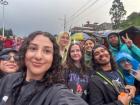 El grupo de voluntarios celebrando el lunes de Carnaval