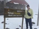 Yo en el segundo refugio de Chimborazo.