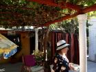 My host mom, Cecilia, and her home from my first trip ever to Chile