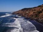 The beautiful, rocky coastline of Chile