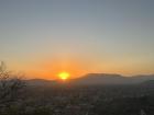 Sunset from the top of Cerro San Cristobal