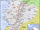 Here you can see how the Andes mountains divide the country. Source: CIA World Factbook.